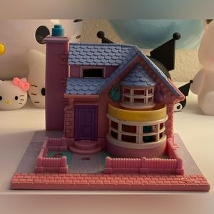 Vintage Polly Pocket 1993 Bluebird - Light Up Bay Window House